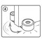 Prime-Line Door Stop w/ Door Retainer on Pivoting Arm, White, w/Adhesive Back, For 1-3/4 in. Thick Door U 101112 - alternate 6
